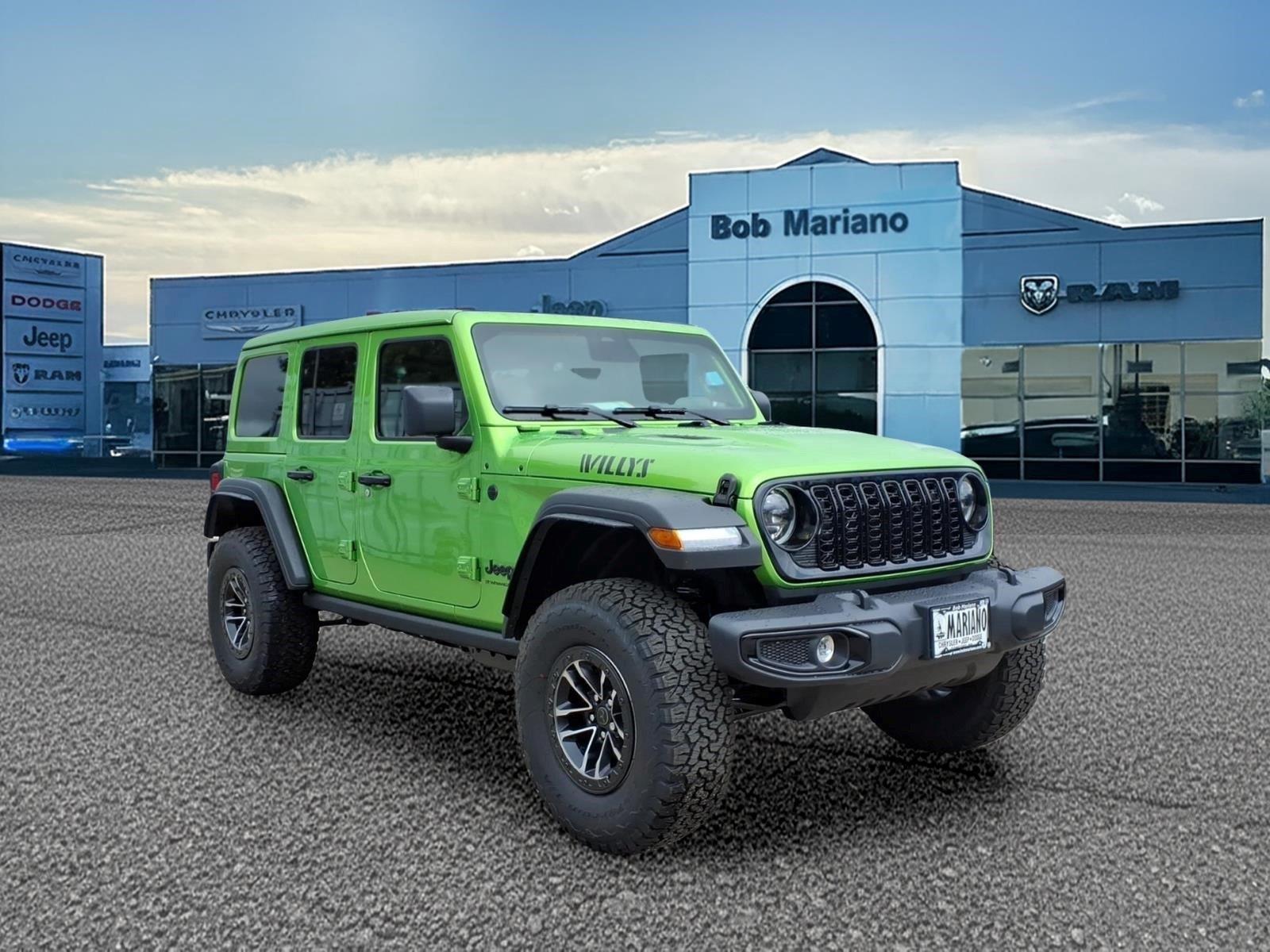 Mojito Clearcoat 2026 Jeep Wrangler SUV / Crossover Four-Wheel Drive 8-Speed Automatic