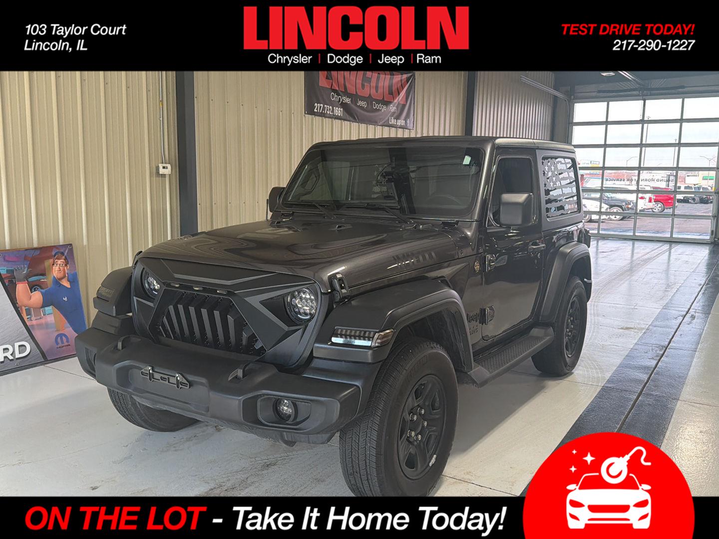 Gray (Granite Crystal Metallic Clear Coat) 2021 Jeep Wrangler Sport 4WD SUV / Crossover Four-Wheel Drive 6-Speed Manual