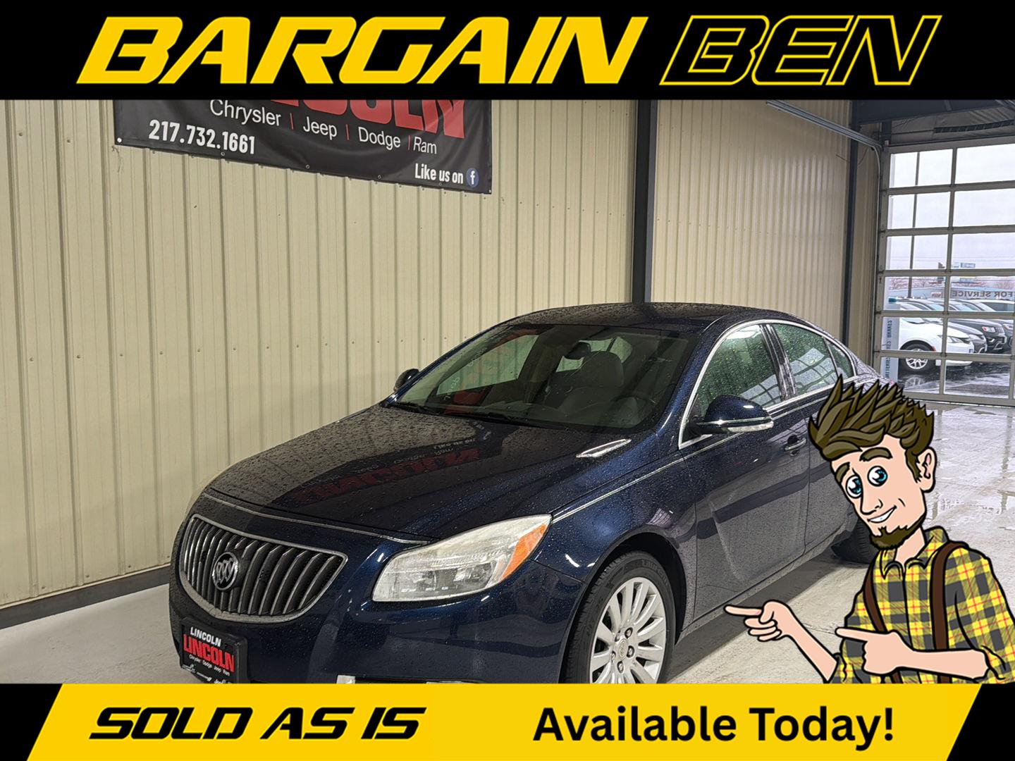 Midnight Blue Metallic 2012 Buick Regal Sedan FWD Sedan Front-Wheel Drive 6-Speed Automatic Overdrive