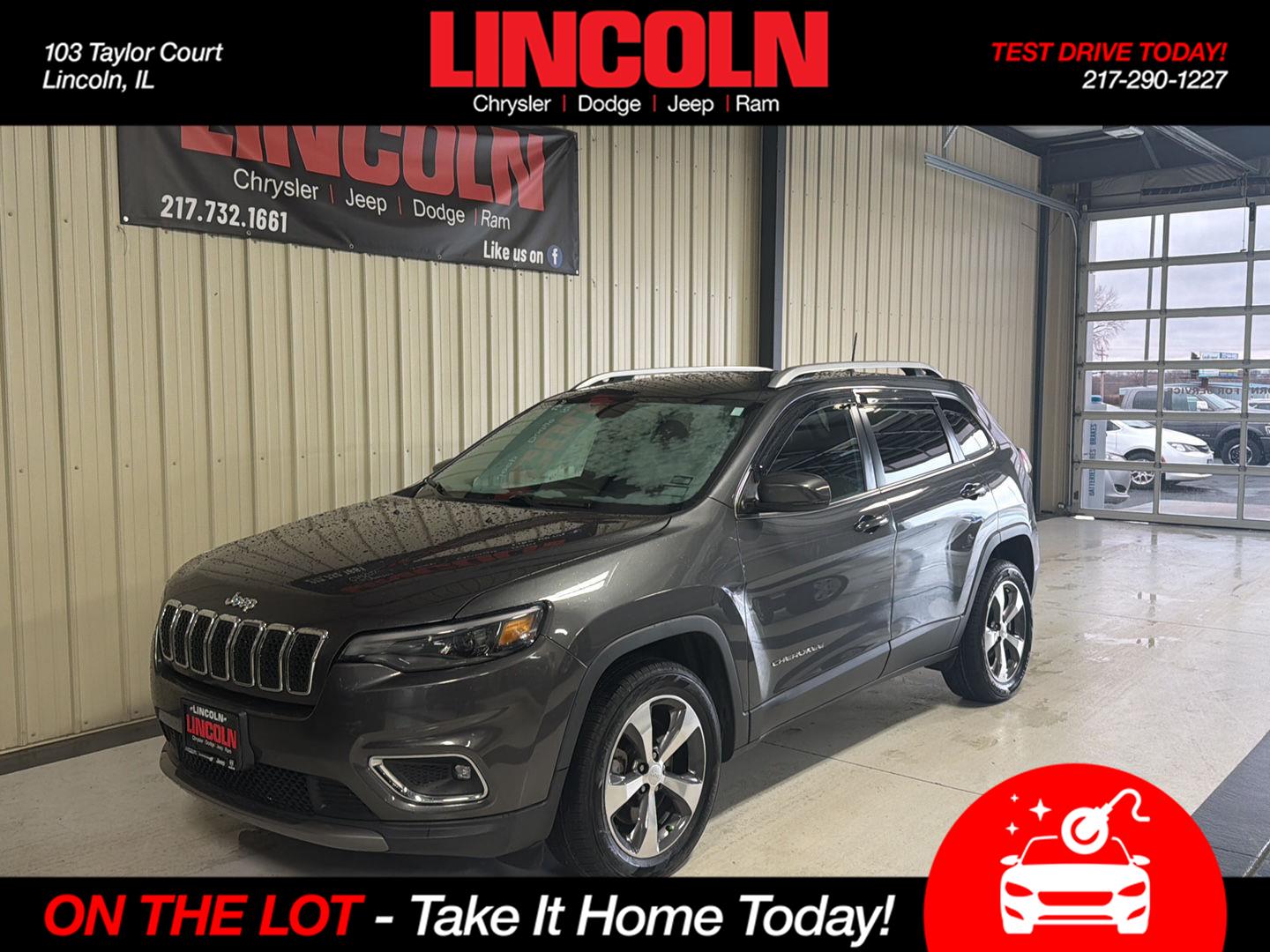 Gray (Granite Crystal Metallic Clearcoat) 2019 Jeep Cherokee Limited FWD SUV / Crossover Front-Wheel Drive 9-Speed Automatic