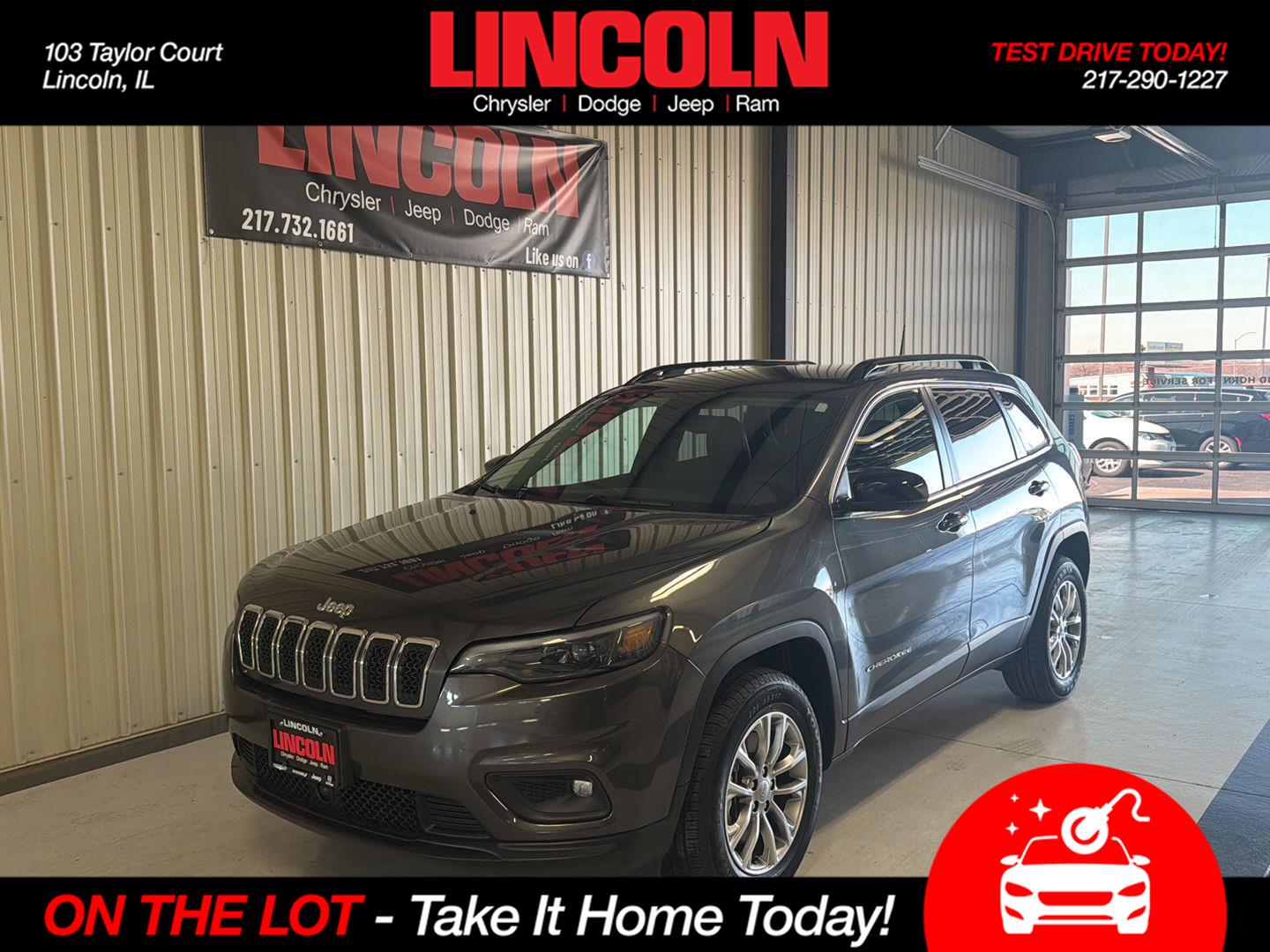 Gray (Granite Crystal Metallic Clearcoat) 2022 Jeep Cherokee Latitude Lux 4WD SUV / Crossover Four-Wheel Drive 9-Speed Automatic