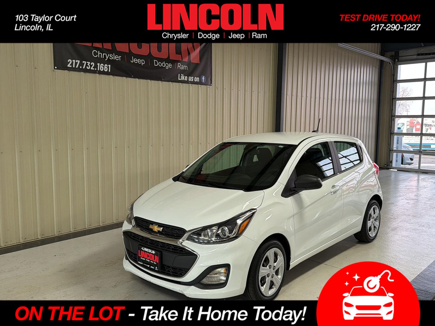 Summit White 2020 Chevrolet Spark LS FWD Hatchback Front-Wheel Drive Continuously Variable Transmission