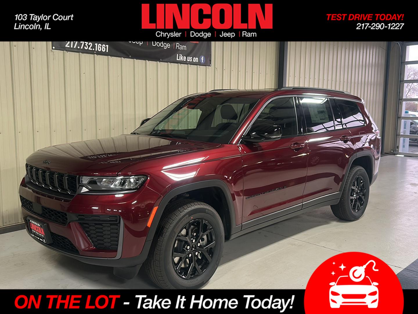 Velvet Red Pearlcoat 2026 Jeep Grand Cherokee L SUV / Crossover 8-Speed Automatic