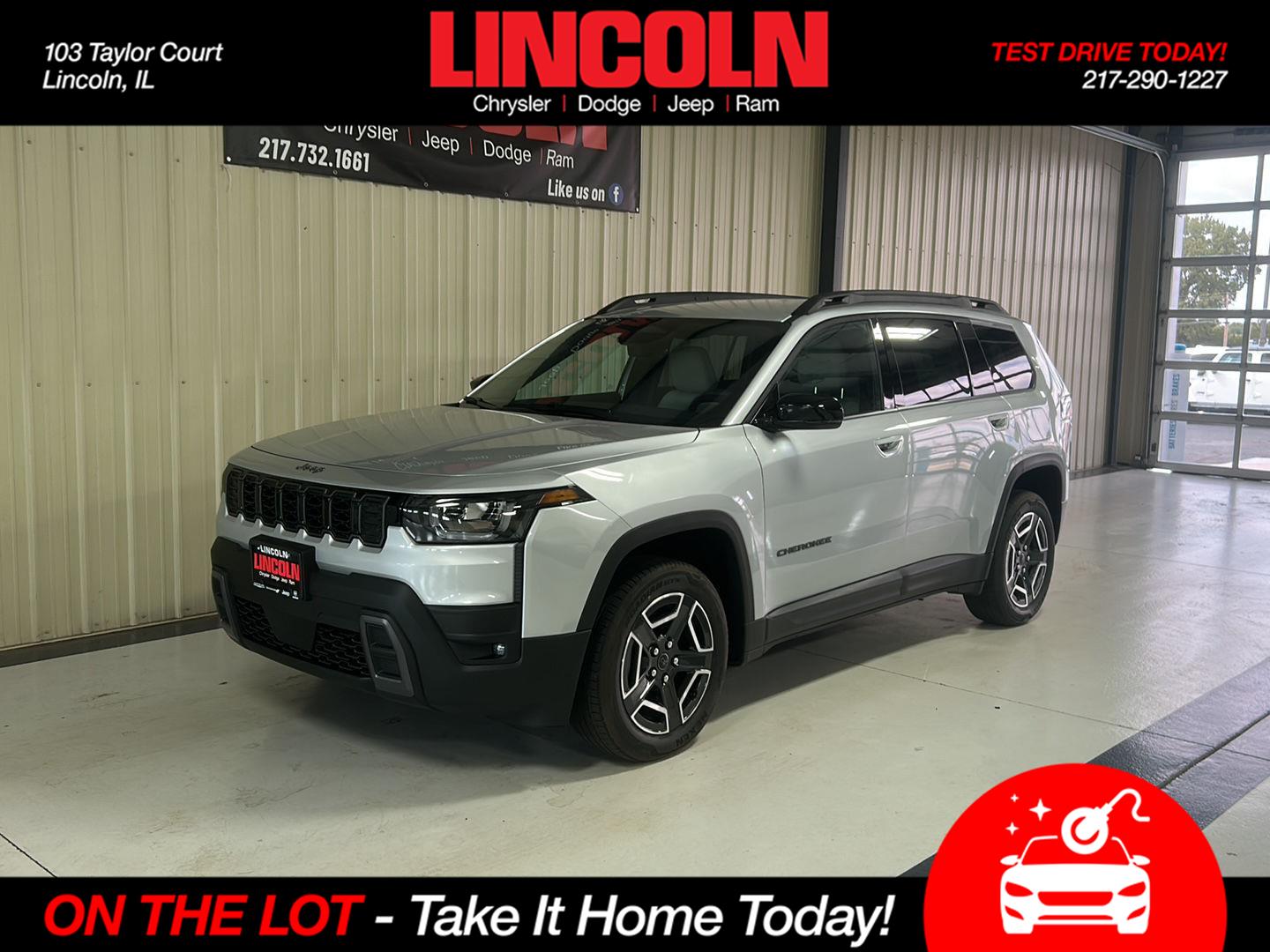 Silver Zynith Clearcoat 2026 Jeep Cherokee SUV / Crossover Four-Wheel Drive Automatic