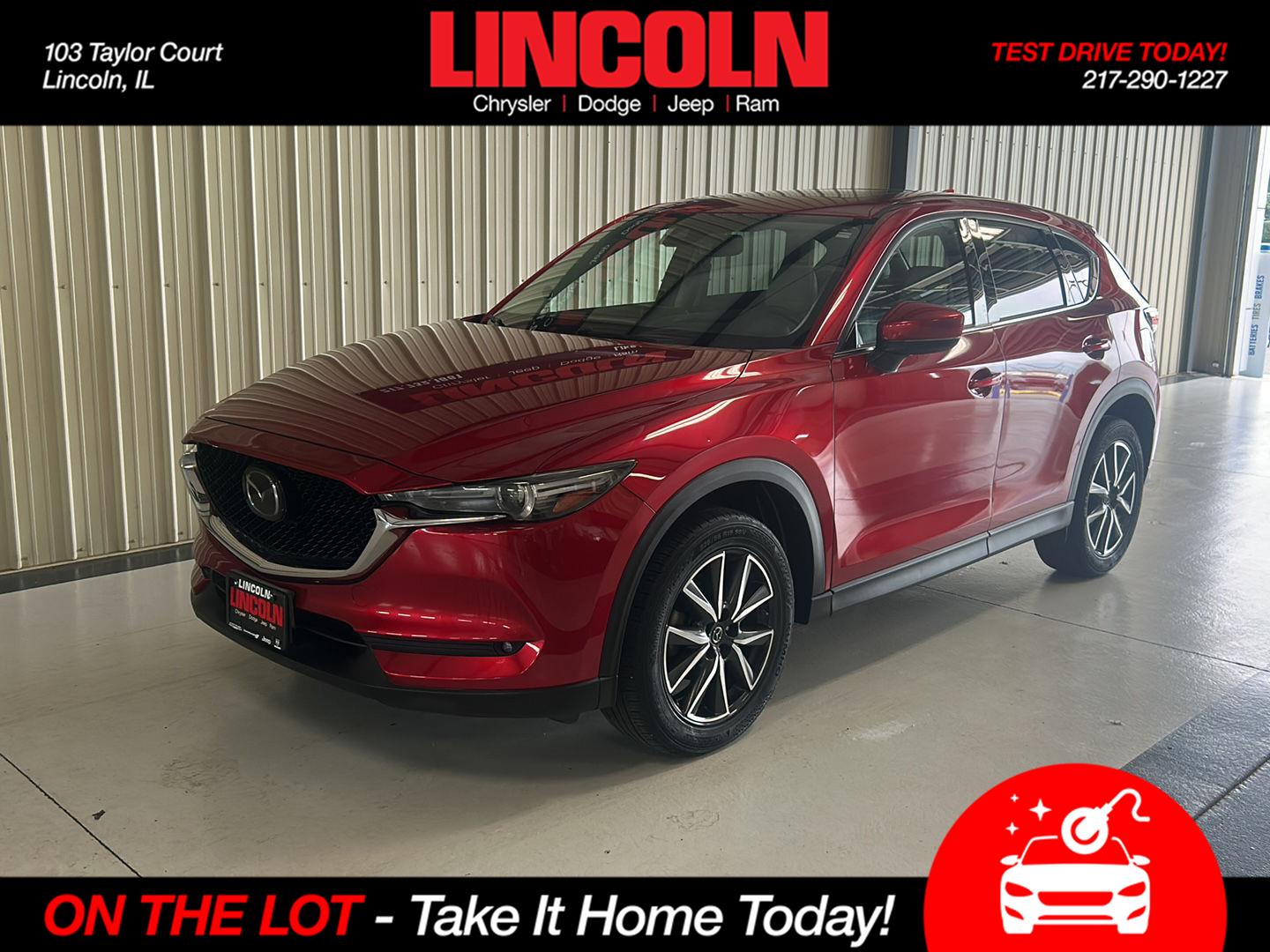 Soul Red Crystal Metallic 2017 Mazda CX-5 SUV / Crossover All-Wheel Drive Automatic