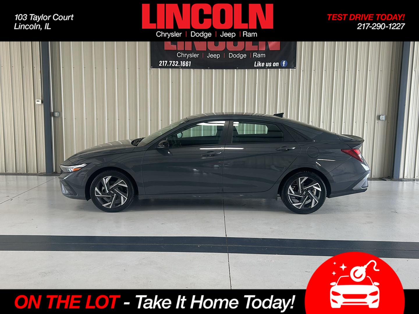 Ecotronic Gray 2025 Hyundai Elantra Sedan Front-Wheel Drive Continuously Variable Transmission