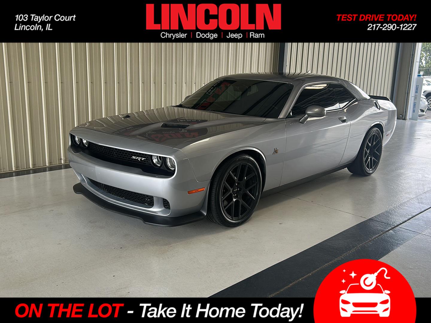 Billet Silver Metallic Clearcoat 2015 Dodge Challenger Coupe Rear-Wheel Drive 8-Speed Automatic