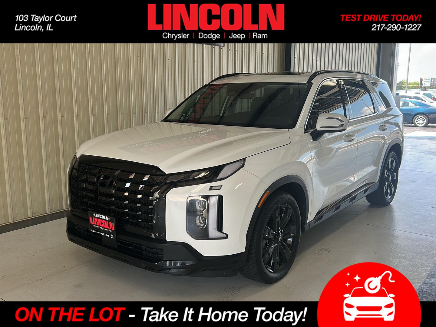 Hyper White 2024 Hyundai Palisade SUV / Crossover All-Wheel Drive Automatic