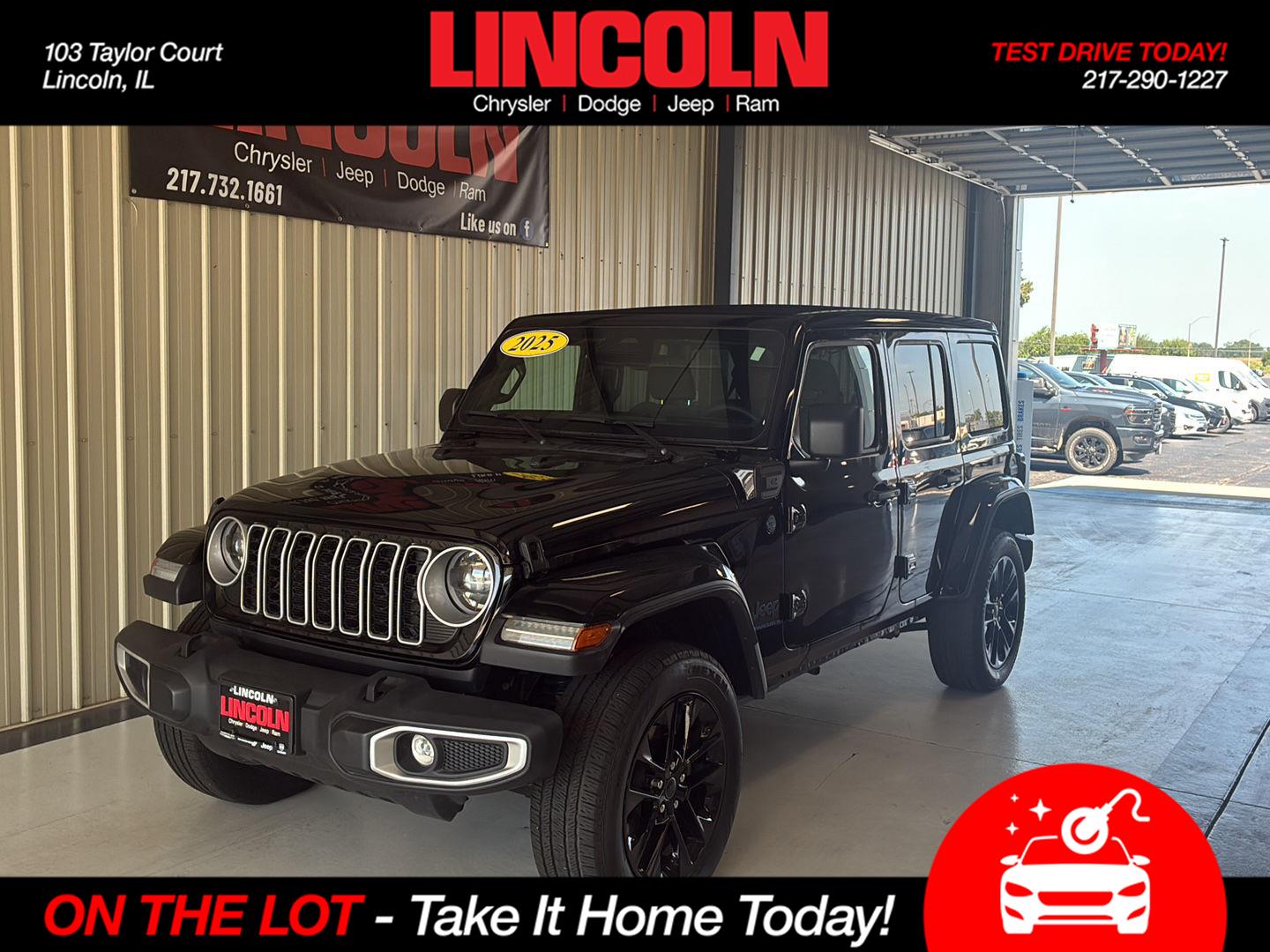 Black Clearcoat 2025 Jeep Wrangler 4xe SUV / Crossover Four-Wheel Drive 8-Speed Automatic