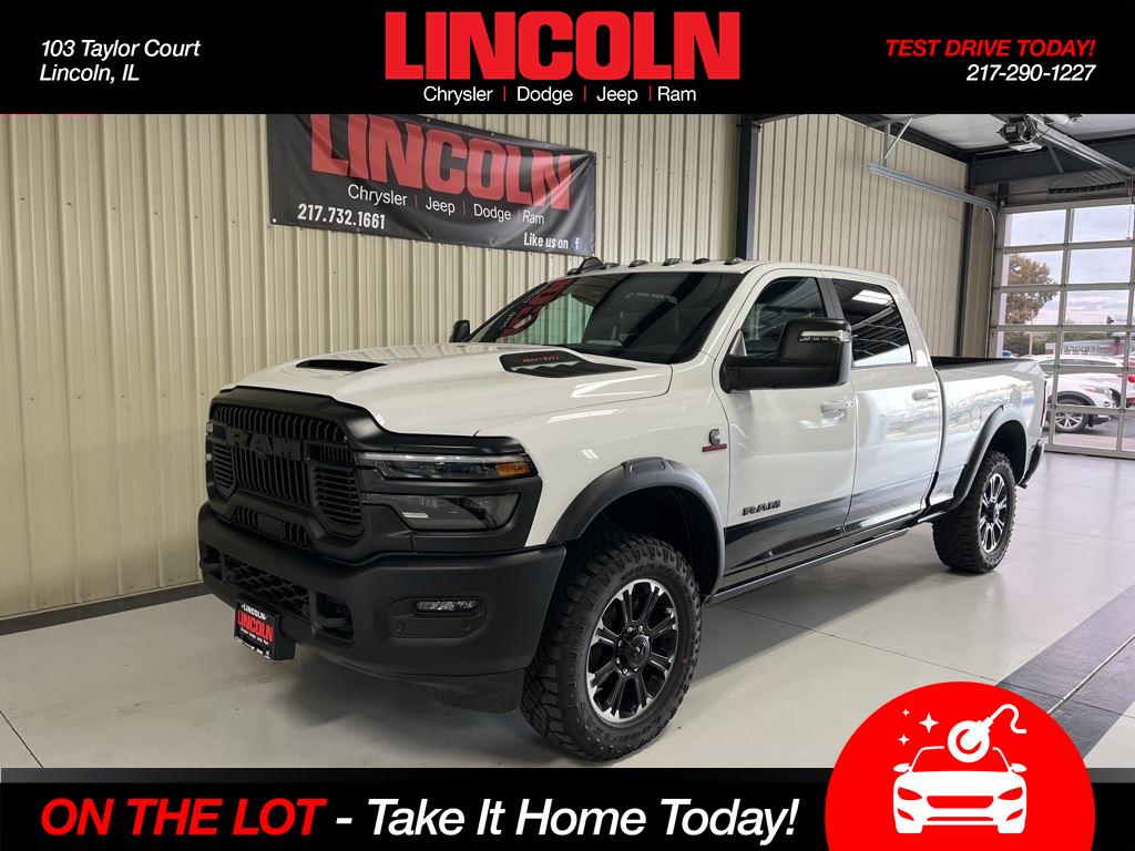 Bright White Clearcoat 2026 RAM 2500 Pickup Truck Four-Wheel Drive 8-Speed Automatic