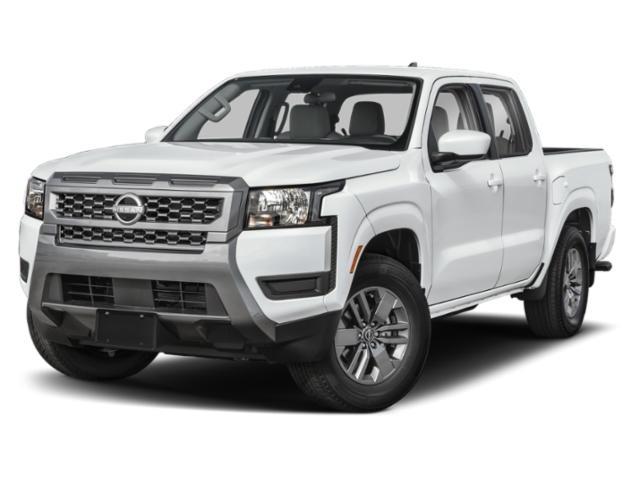 Glacier White 2026 Nissan Frontier SV Crew Cab 4WD Pickup Truck Four-Wheel Drive Automatic