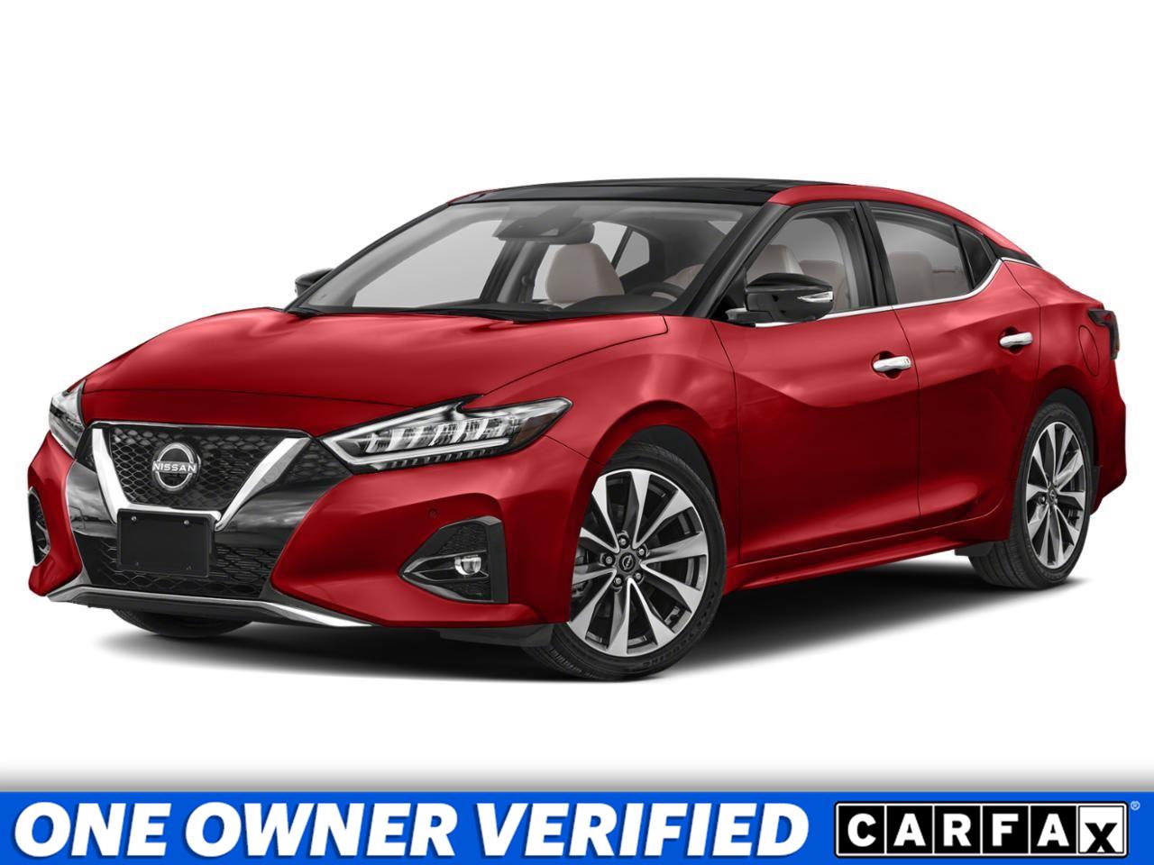 Red (Scarlet Ember Tintcoat) 2023 Nissan Maxima Platinum FWD Sedan Front-Wheel Drive Continuously Variable Transmission