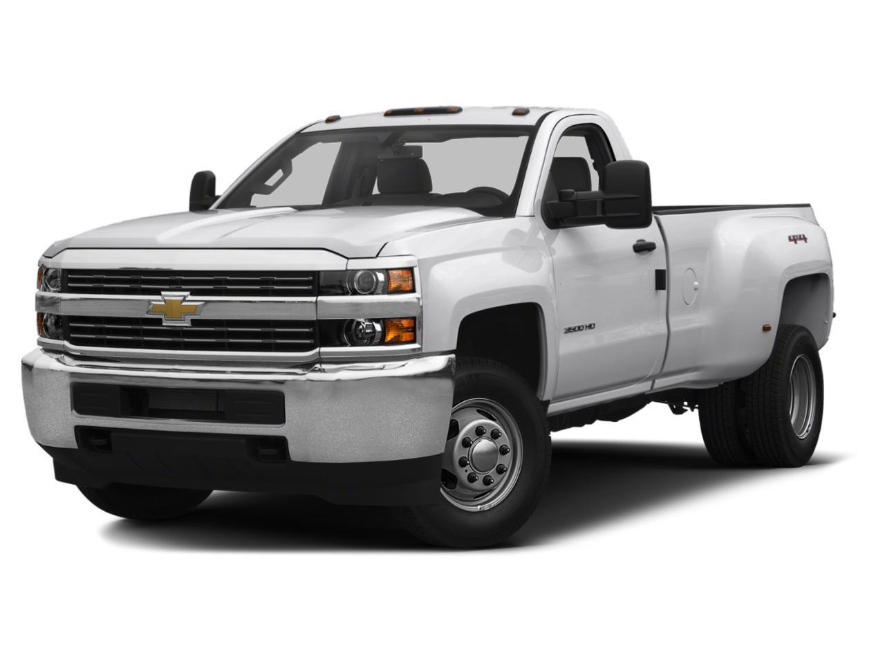 Summit White 2015 Chevrolet Silverado 3500HD Pickup Truck Four-Wheel Drive 6-Speed Automatic