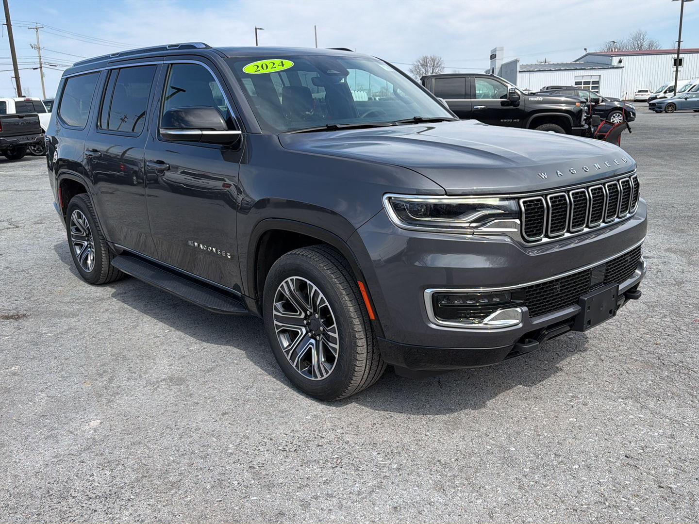 Baltic Gray Metallic Clearcoat 2024 Jeep Wagoneer 4WD SUV / Crossover Four-Wheel Drive 8-Speed Automatic