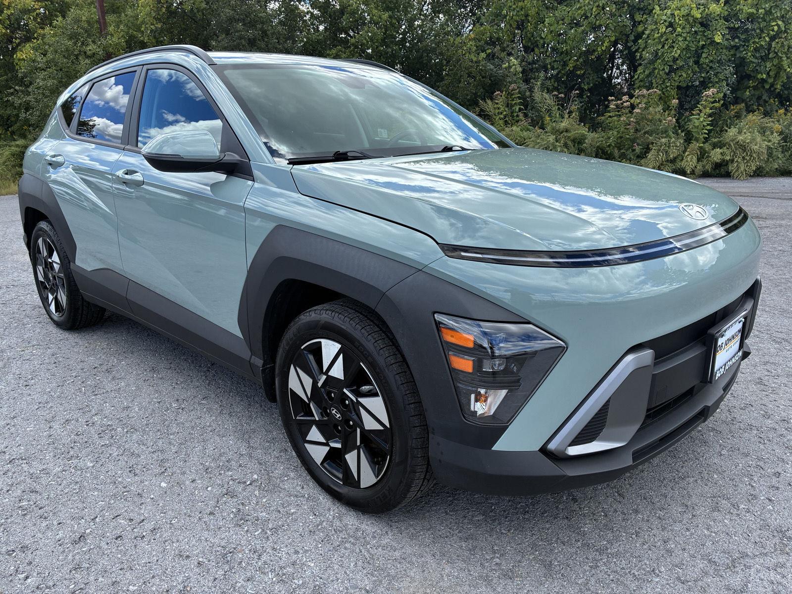 Mirage Green 2024 Hyundai Kona SUV / Crossover Front-Wheel Drive Continuously Variable Transmission