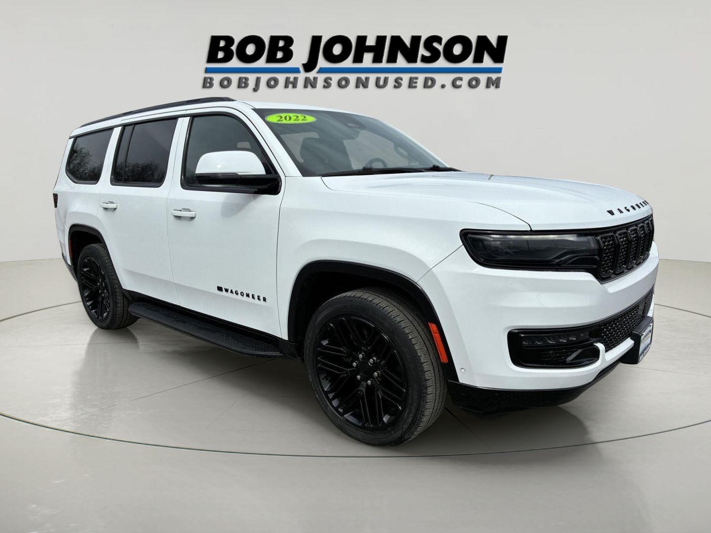 Bright White Clearcoat 2022 Jeep Wagoneer Series II Carbide 4WD SUV / Crossover Four-Wheel Drive 8-Speed Automatic