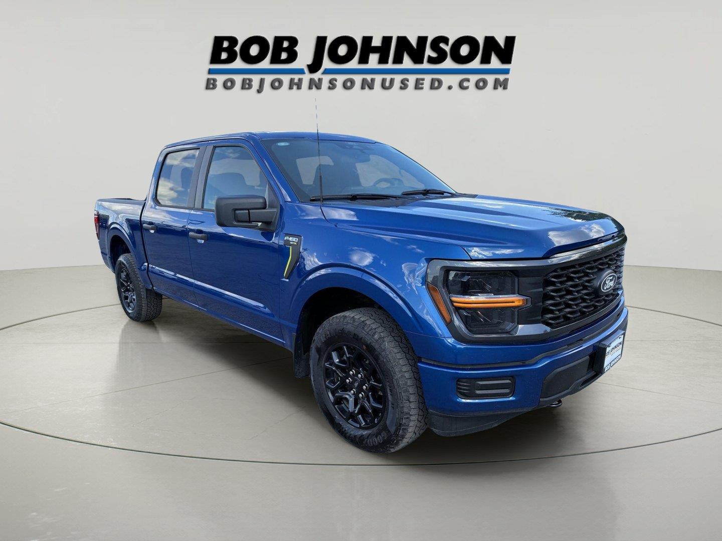 Atlas Blue 2025 Ford F-150 Pickup Truck Four-Wheel Drive Automatic