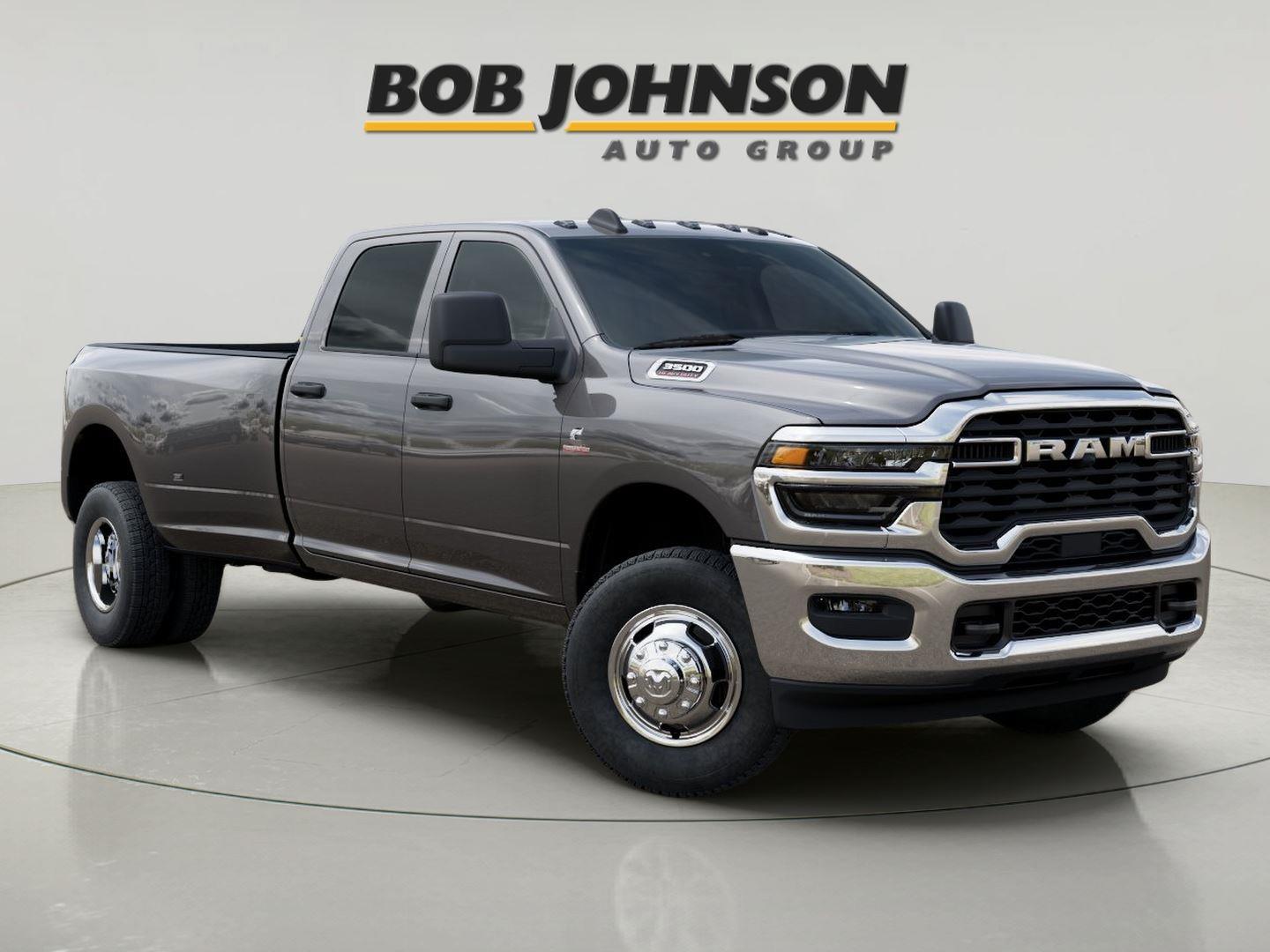 Gray (Granite Crystal Metallic Clearcoat) 2026 RAM 3500 Pickup Truck Four-Wheel Drive 8-Speed Automatic