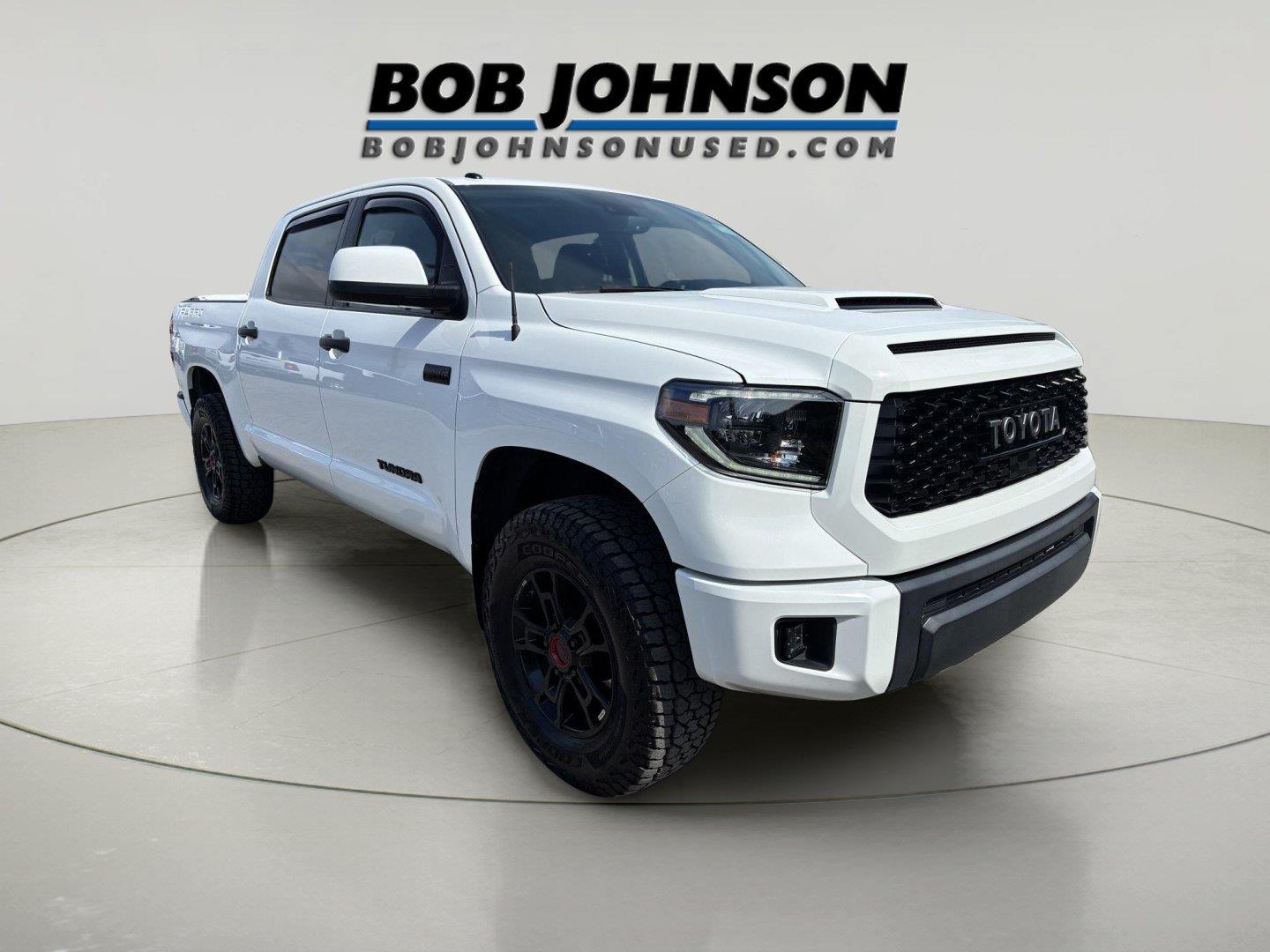 Super White 2019 Toyota Tundra Pickup Truck Four-Wheel Drive 6-Speed Automatic