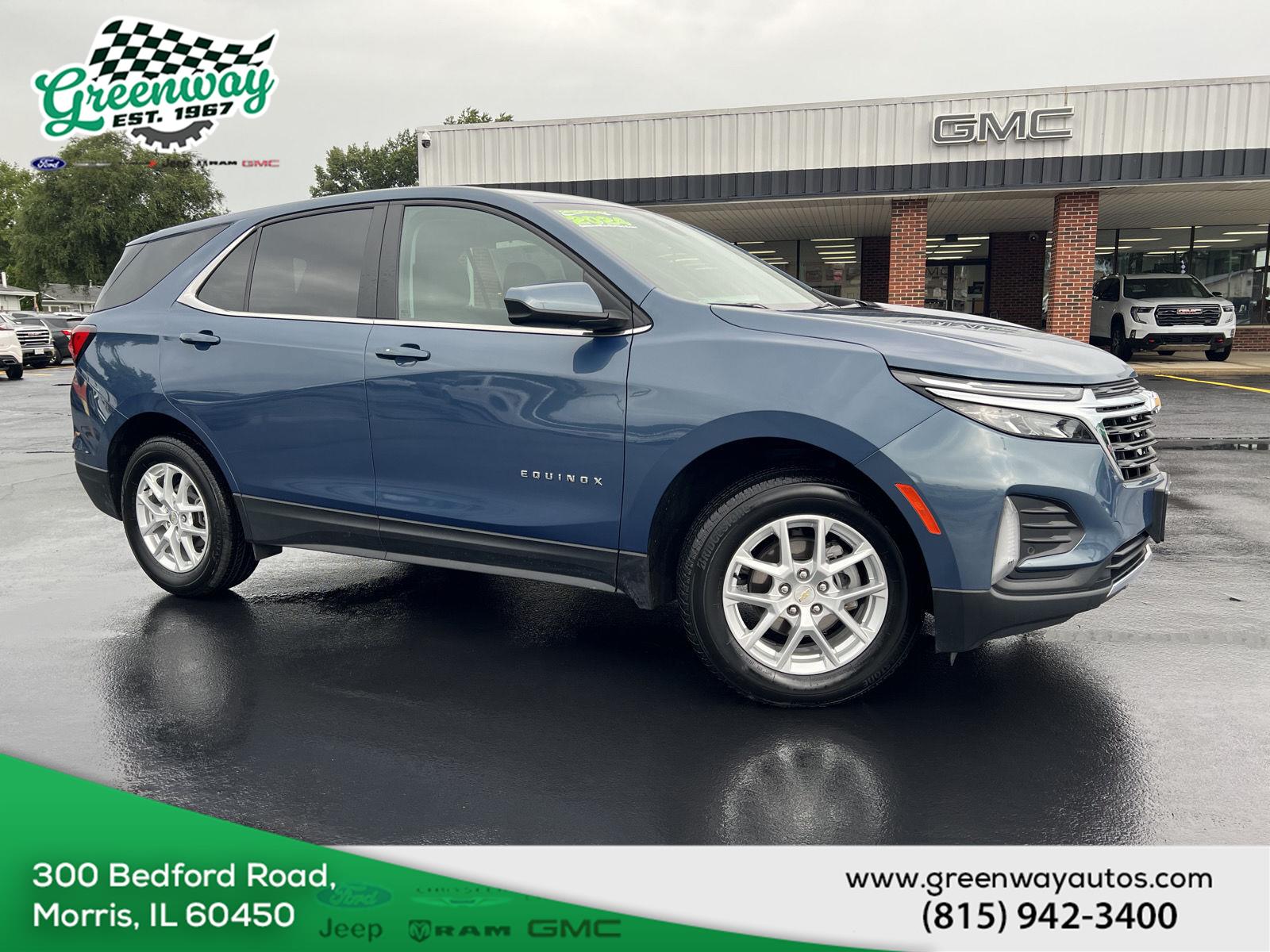 Lakeshore Blue Metallic 2024 Chevrolet Equinox SUV / Crossover Four-Wheel Drive 6-Speed Automatic Overdrive