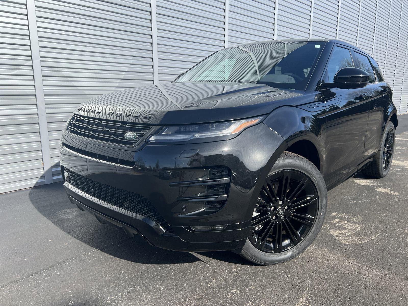Santorini Black Metallic 2025 Land Rover Range Rover Evoque P250 Dynamic SE AWD SUV / Crossover All-Wheel Drive Automatic