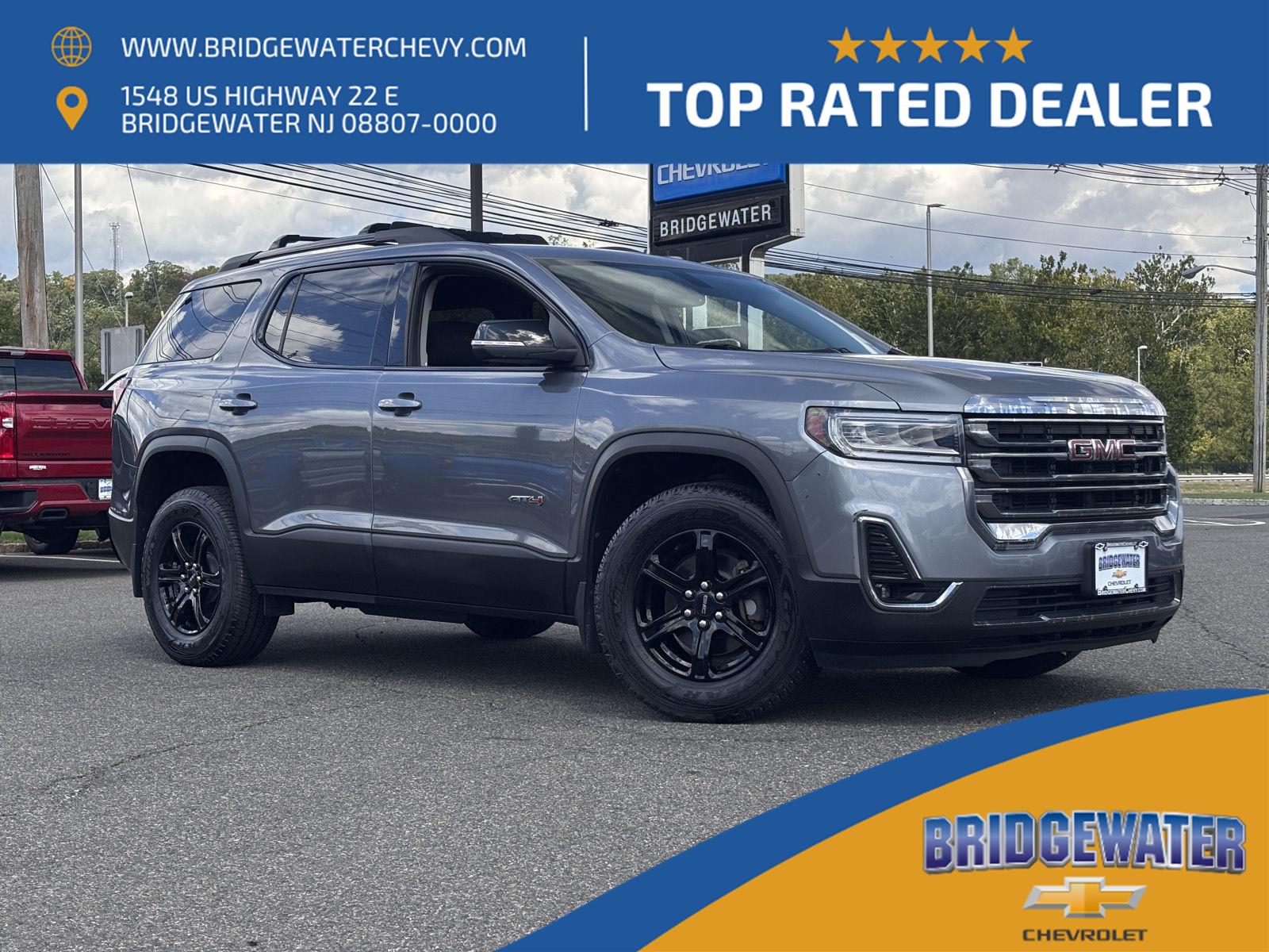 Gray (Satin Steel Metallic) 2020 GMC Acadia AT4 AWD SUV / Crossover Four-Wheel Drive 9-Speed Automatic