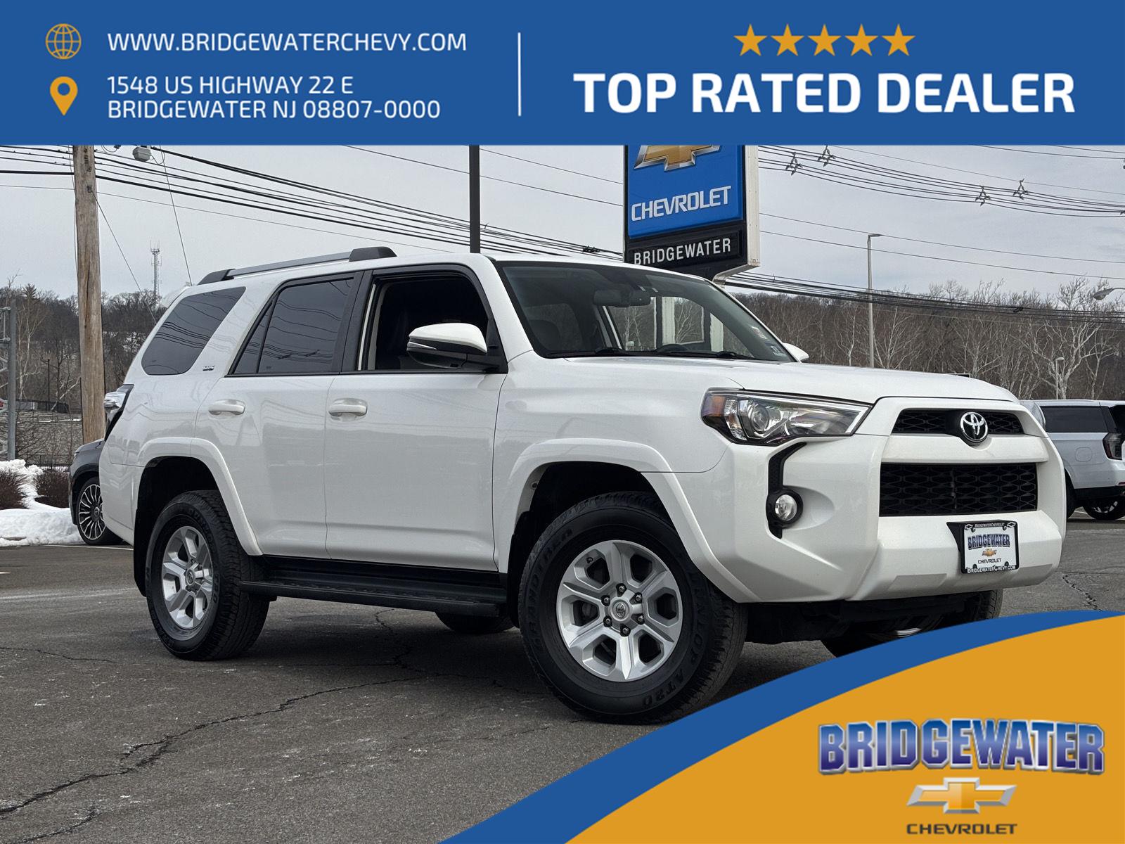Super White 2019 Toyota 4Runner SR5 Premium 4WD SUV / Crossover Four-Wheel Drive Automatic
