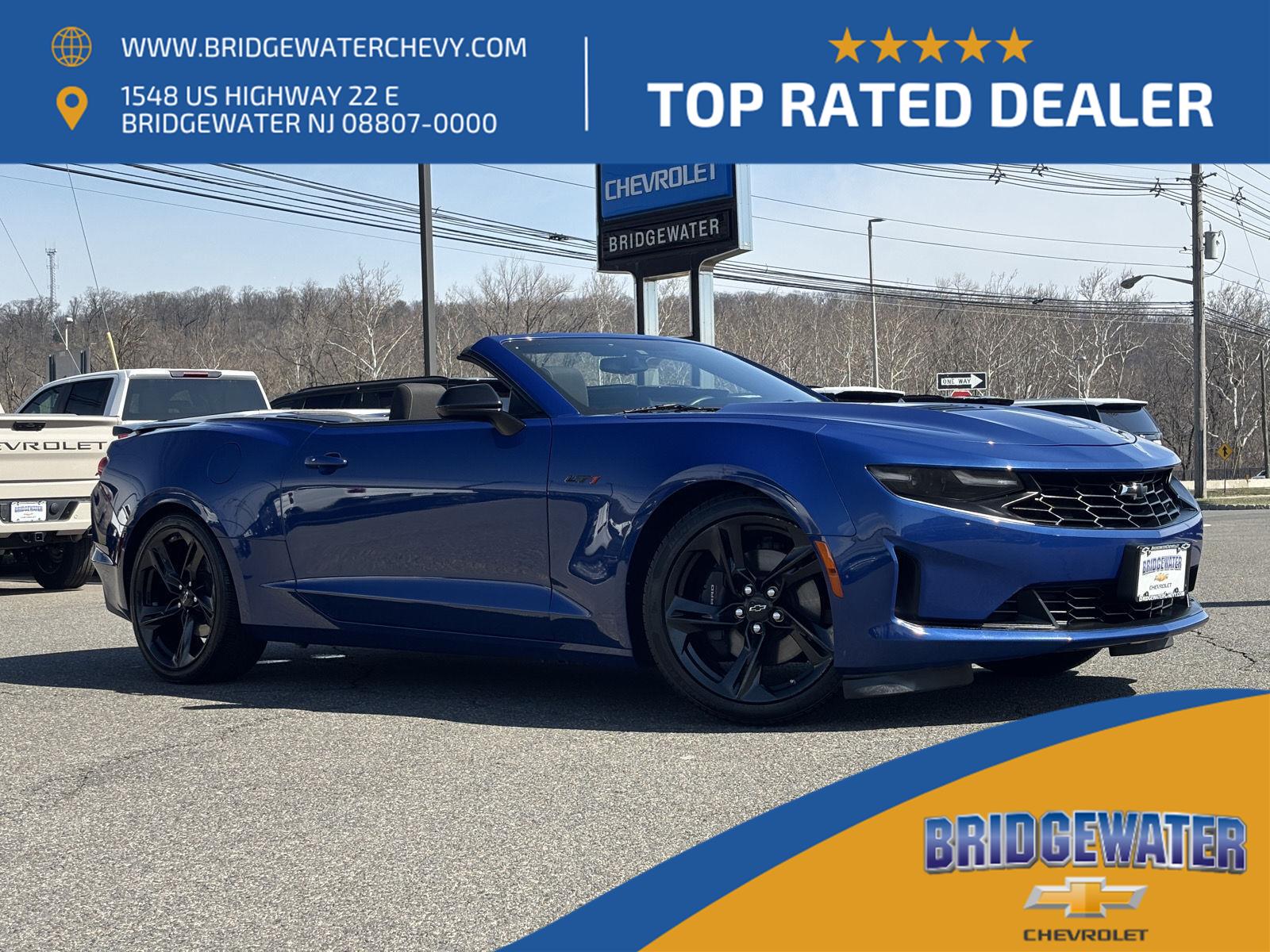 Riverside Blue Metallic 2021 Chevrolet Camaro LT1 Convertible RWD Convertible Rear-Wheel Drive 6-Speed Manual