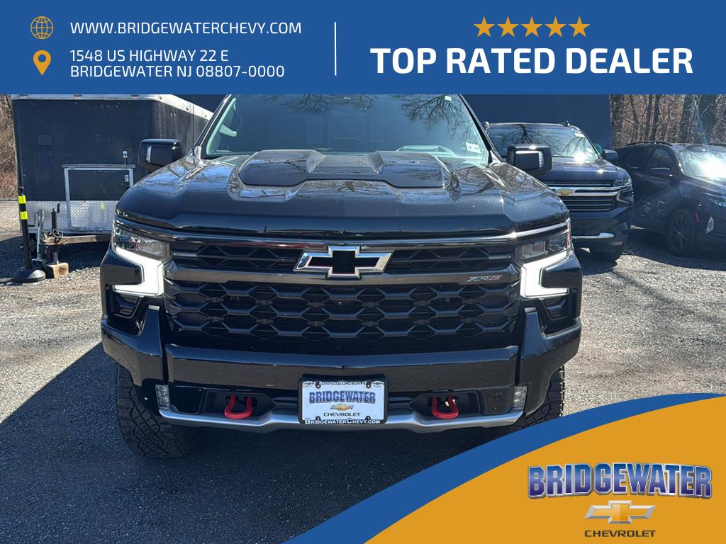 Black 2023 Chevrolet Silverado 1500 ZR2 Crew Cab 4WD Pickup Truck Four-Wheel Drive Automatic