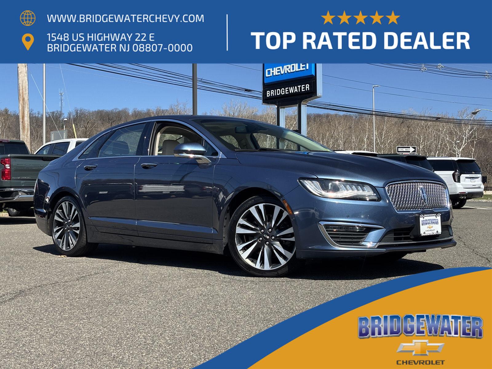 Blue Diamond Metallic 2019 Lincoln MKZ Reserve II AWD Sedan All-Wheel Drive 6-Speed Automatic