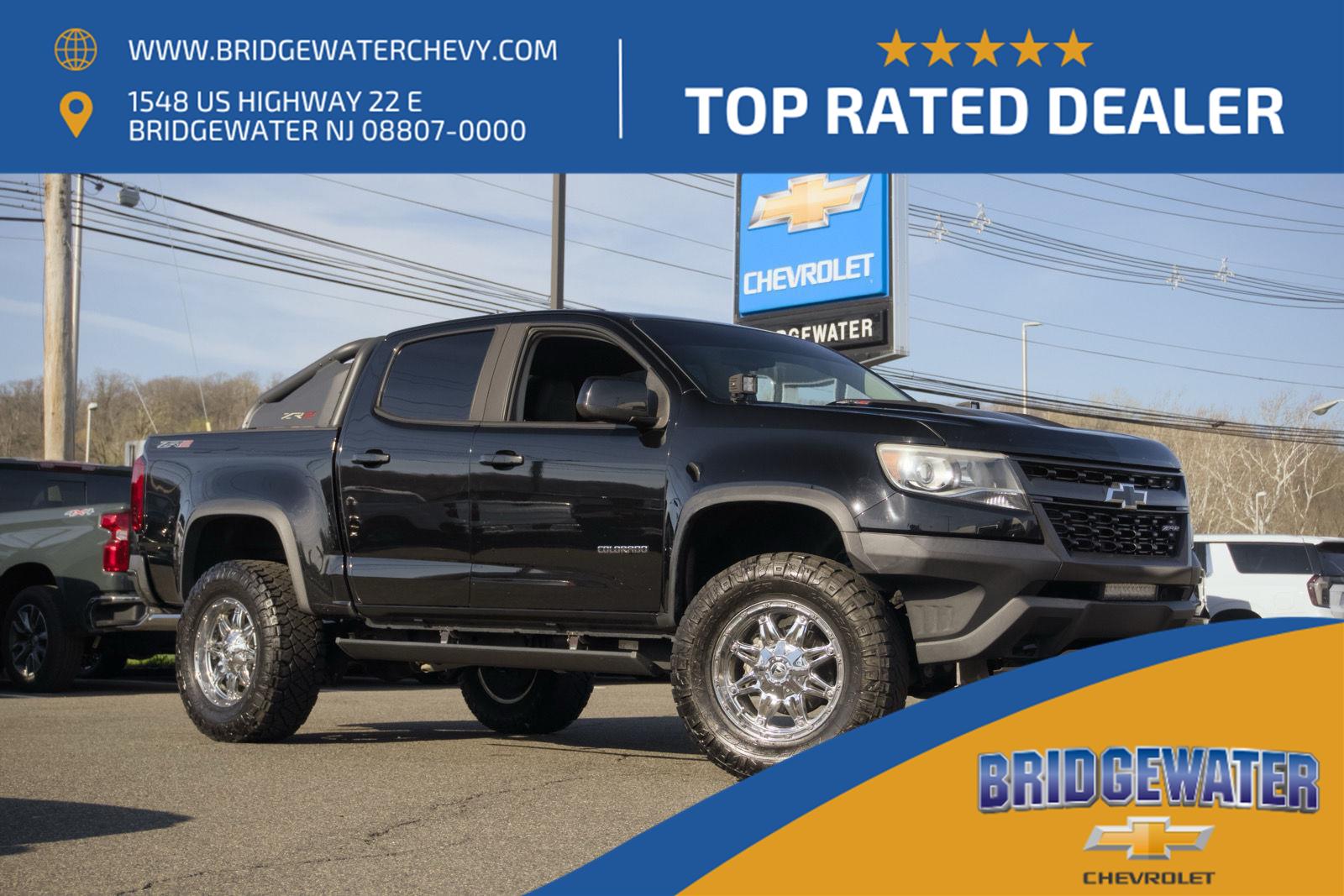 Black 2019 Chevrolet Colorado ZR2 Crew Cab 4WD Pickup Truck Four-Wheel Drive 8-Speed Automatic