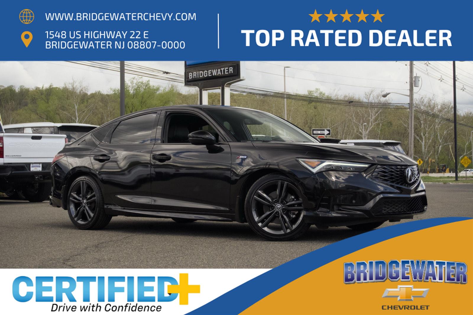 Majestic Black Pearl 2024 Acura Integra FWD with Technology and A-SPEC Package Sedan Front-Wheel Drive Continuously Variable Transmission