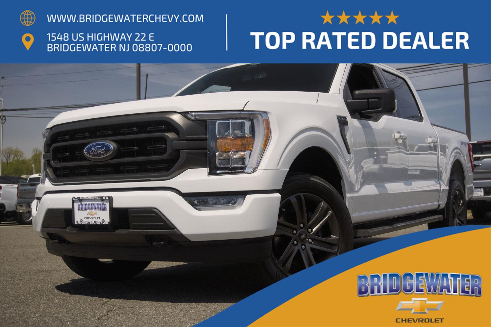 Agate Black Metallic 2022 Ford F-150 XLT SuperCrew 4WD Pickup Truck Four-Wheel Drive Automatic