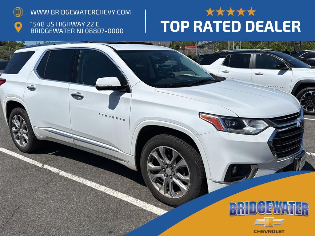 Summit White 2019 Chevrolet Traverse Premier AWD SUV / Crossover Four-Wheel Drive 9-Speed Automatic