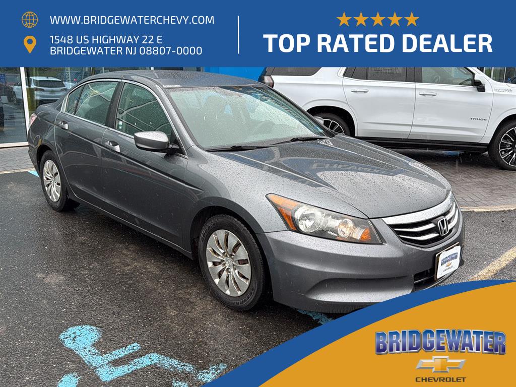 Crystal Black Pearl 2012 Honda Accord LX Sedan Front-Wheel Drive Automatic