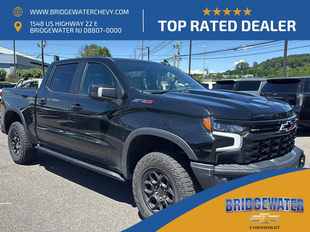 Black 2023 Chevrolet Silverado 1500 Pickup Truck Four-Wheel Drive Automatic