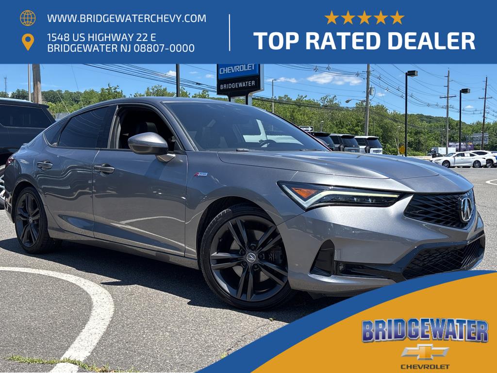 Liquid Carbon Metallic 2023 Acura Integra FWD with A-SPEC Package Sedan Front-Wheel Drive 7-Speed CVT