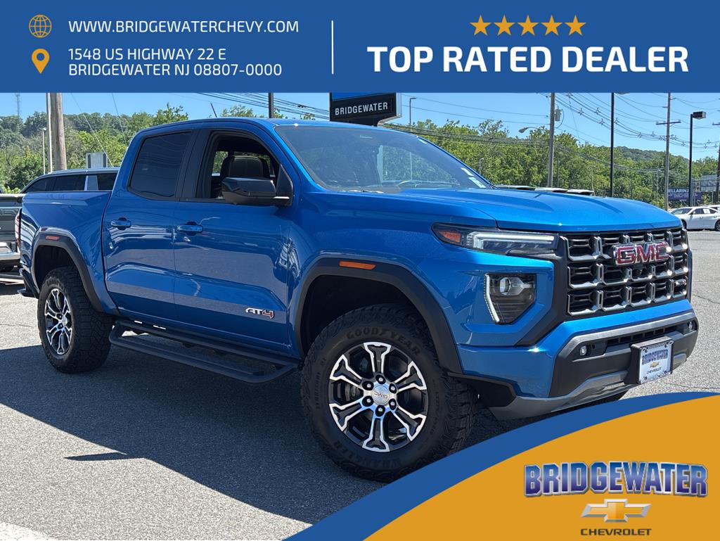 Dynamic Blue Metallic 2023 GMC Canyon Pickup Truck Four-Wheel Drive 8-Speed Automatic