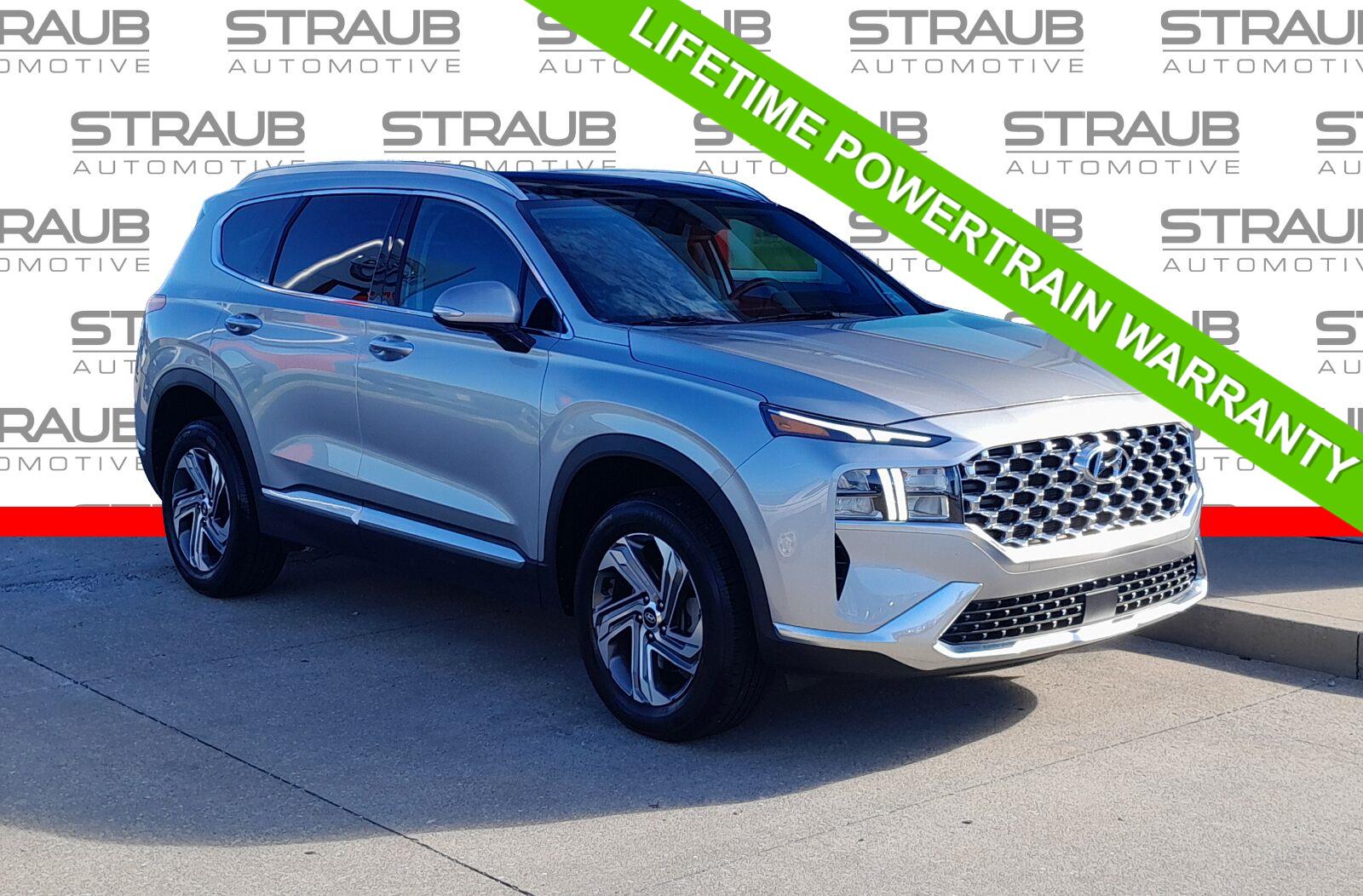 Shimmering Silver 2022 Hyundai Santa Fe SUV / Crossover All-Wheel Drive Automatic