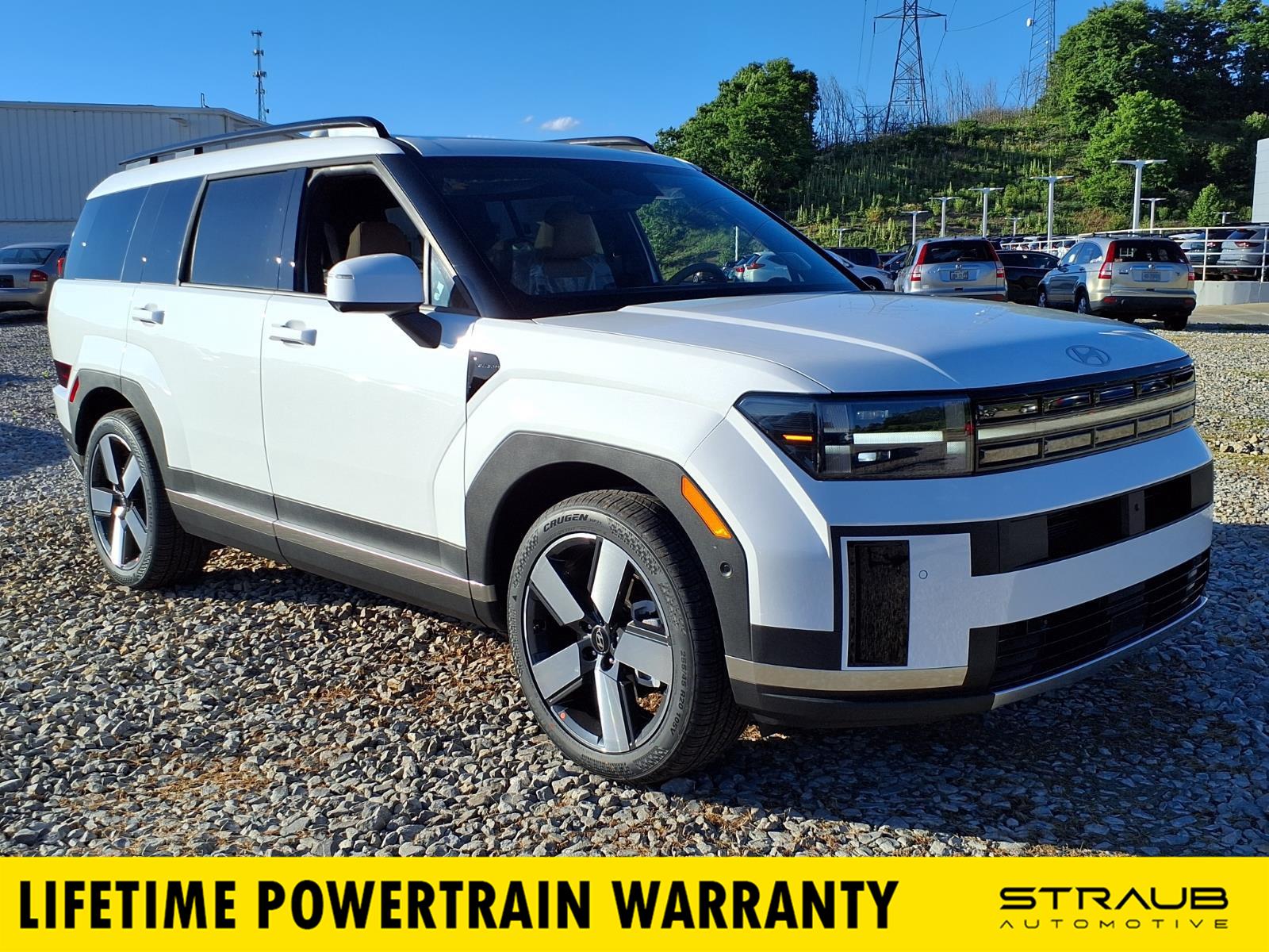 Serenity White 2026 Hyundai Santa Fe SUV / Crossover All-Wheel Drive Automatic
