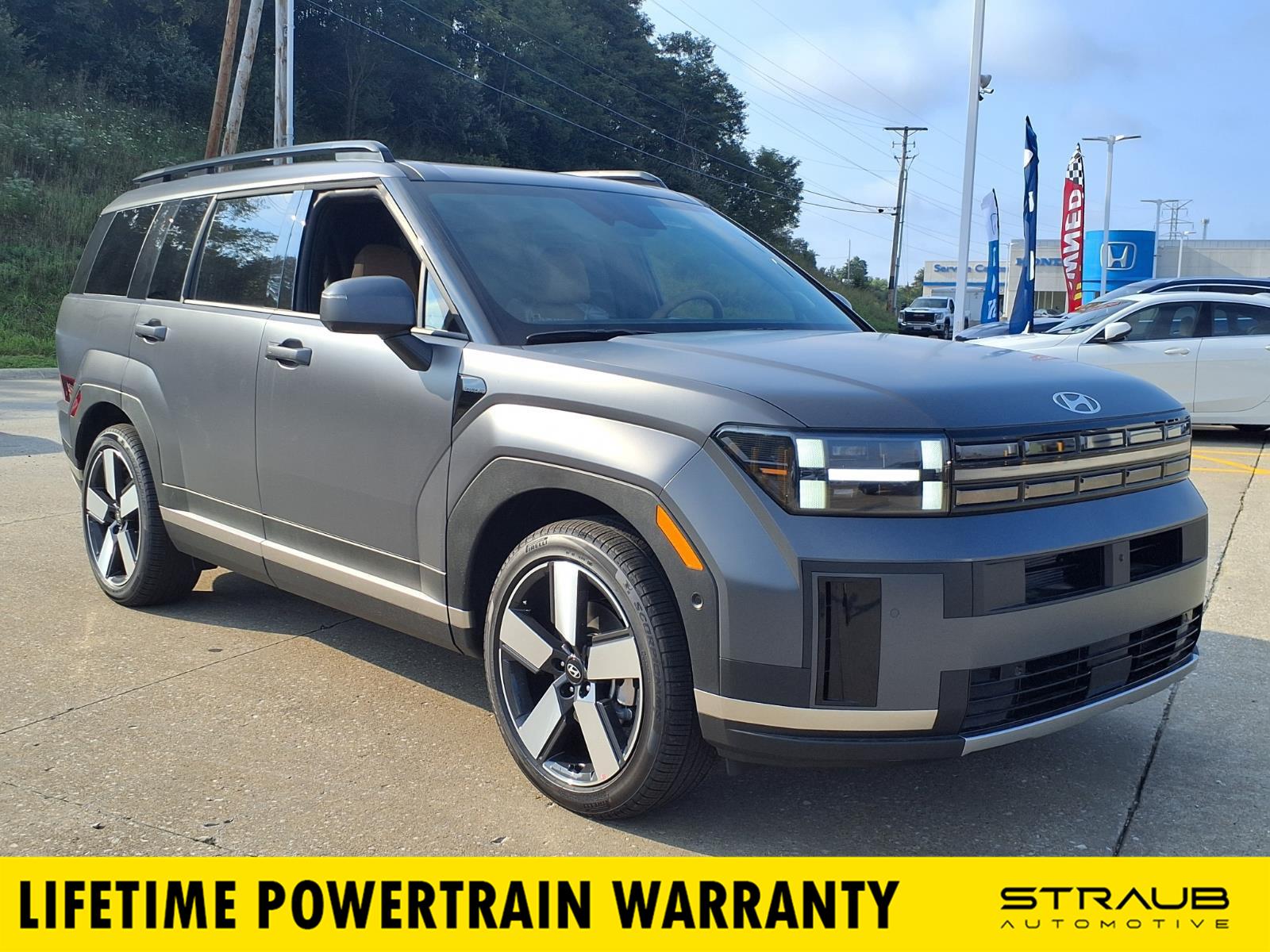 Ecotronic Gray Matte 2026 Hyundai Santa Fe Hybrid SUV / Crossover All-Wheel Drive Automatic