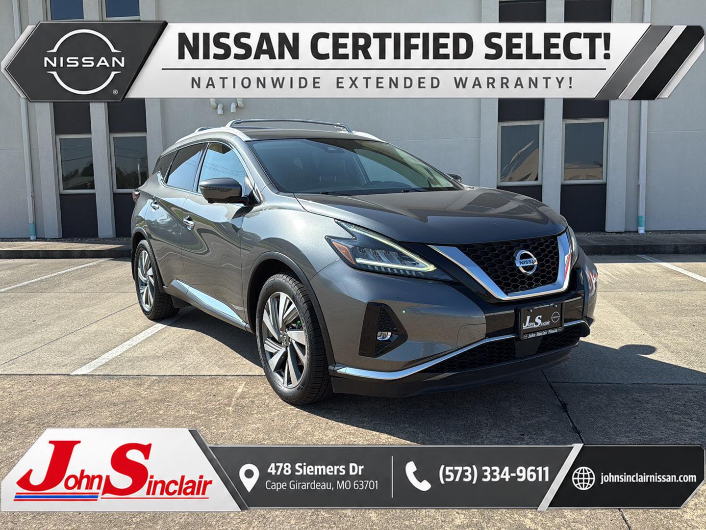 Gray (Gun Metallic) 2020 Nissan Murano SUV / Crossover Front-Wheel Drive Continuously Variable Transmission
