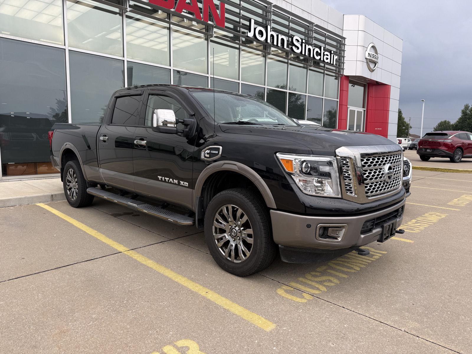 Gray (Magnetic Black) 2017 Nissan Titan Pickup Truck Automatic
