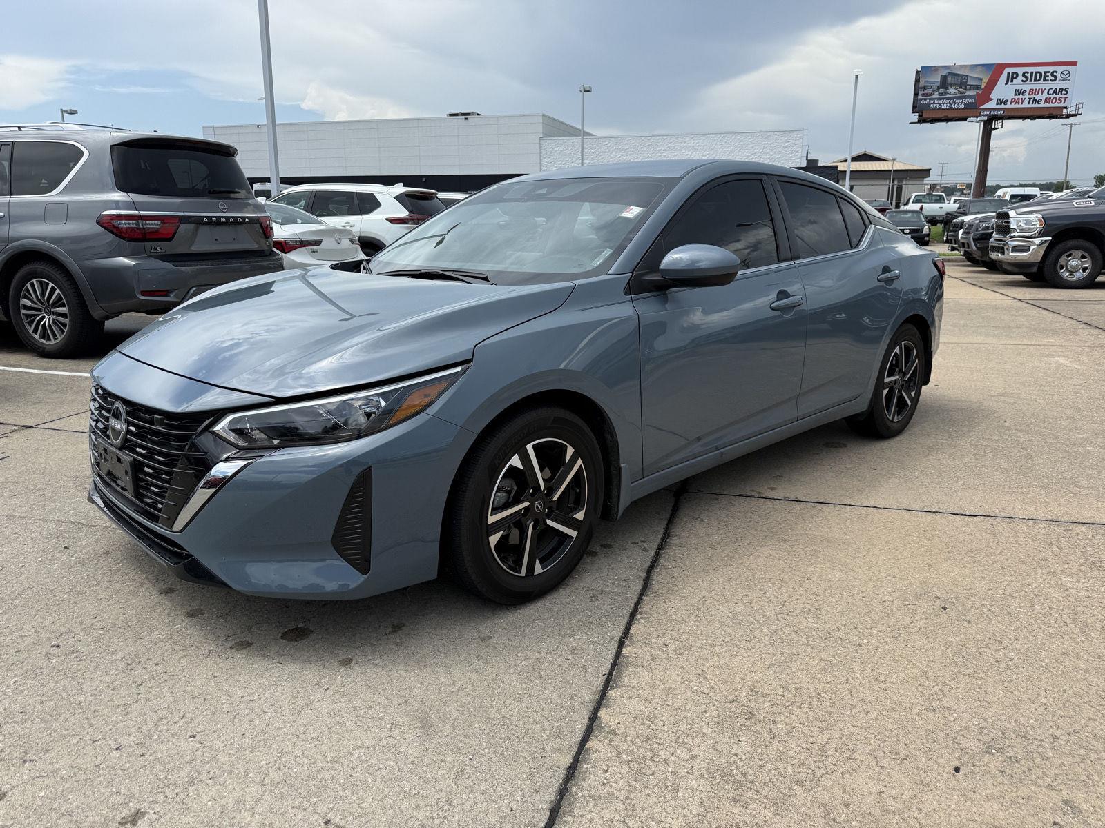 Atlantic Gray Metallic 2025 Nissan Sentra Sedan Front-Wheel Drive Continuously Variable Transmission