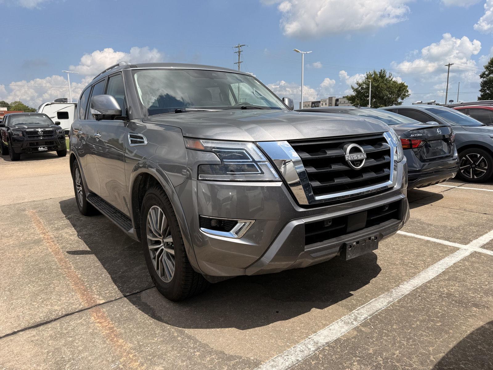 Aspen White Tricoat 2024 Nissan Armada SUV / Crossover Four-Wheel Drive Automatic