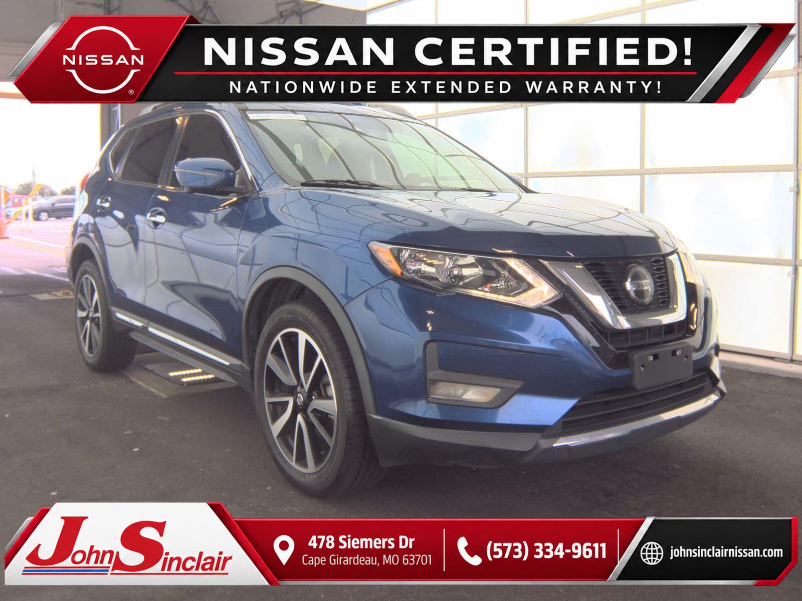 Caspian Blue Metallic 2020 Nissan Rogue SUV / Crossover All-Wheel Drive Continuously Variable Transmission