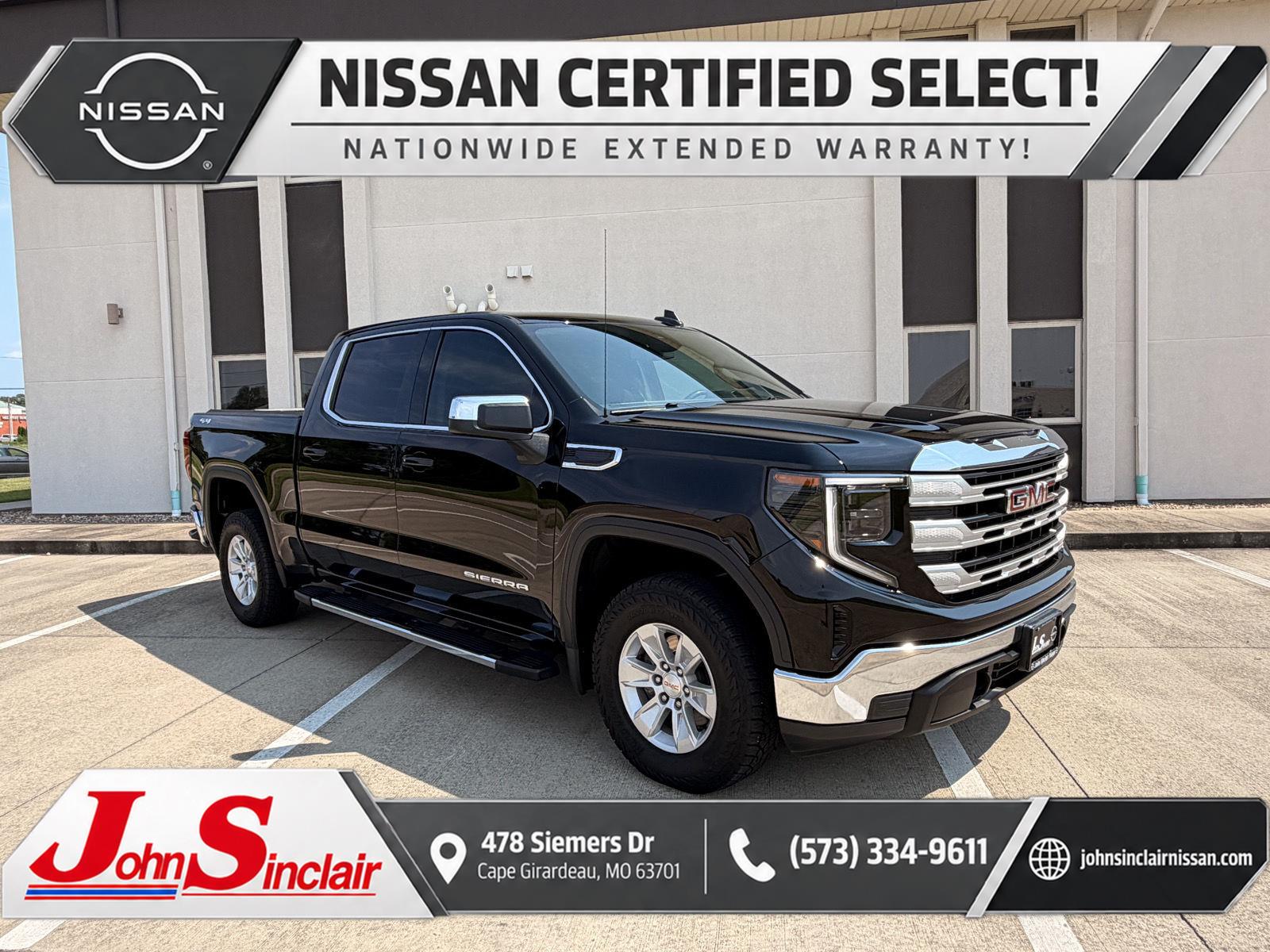Onyx Black 2024 GMC Sierra 1500 Pickup Truck Four-Wheel Drive 8-Speed Automatic