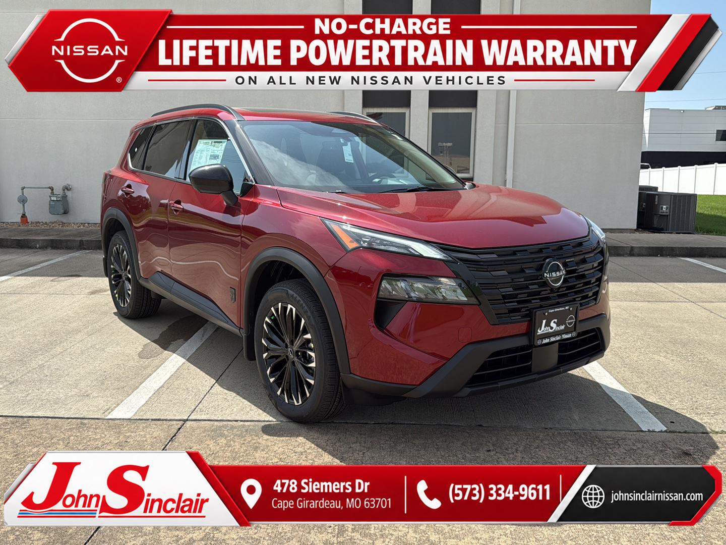 Red (Scarlet Ember Tintcoat) 2026 Nissan Rogue SUV / Crossover All-Wheel Drive Continuously Variable Transmission