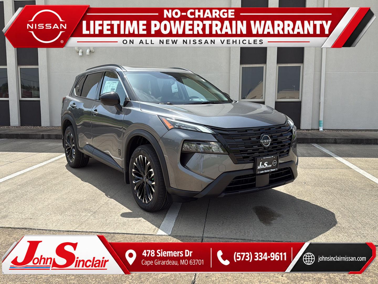 Gray (Gun Metallic) 2026 Nissan Rogue SUV / Crossover All-Wheel Drive Continuously Variable Transmission