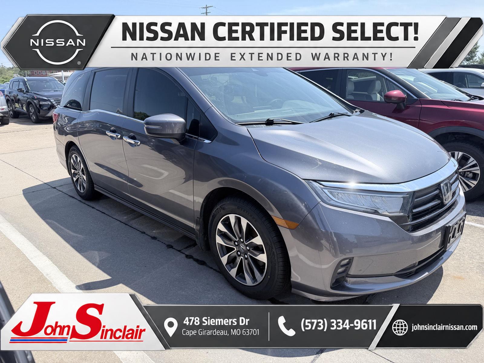 Gray (Modern Steel Metallic) 2024 Honda Odyssey Minivan Front-Wheel Drive Automatic